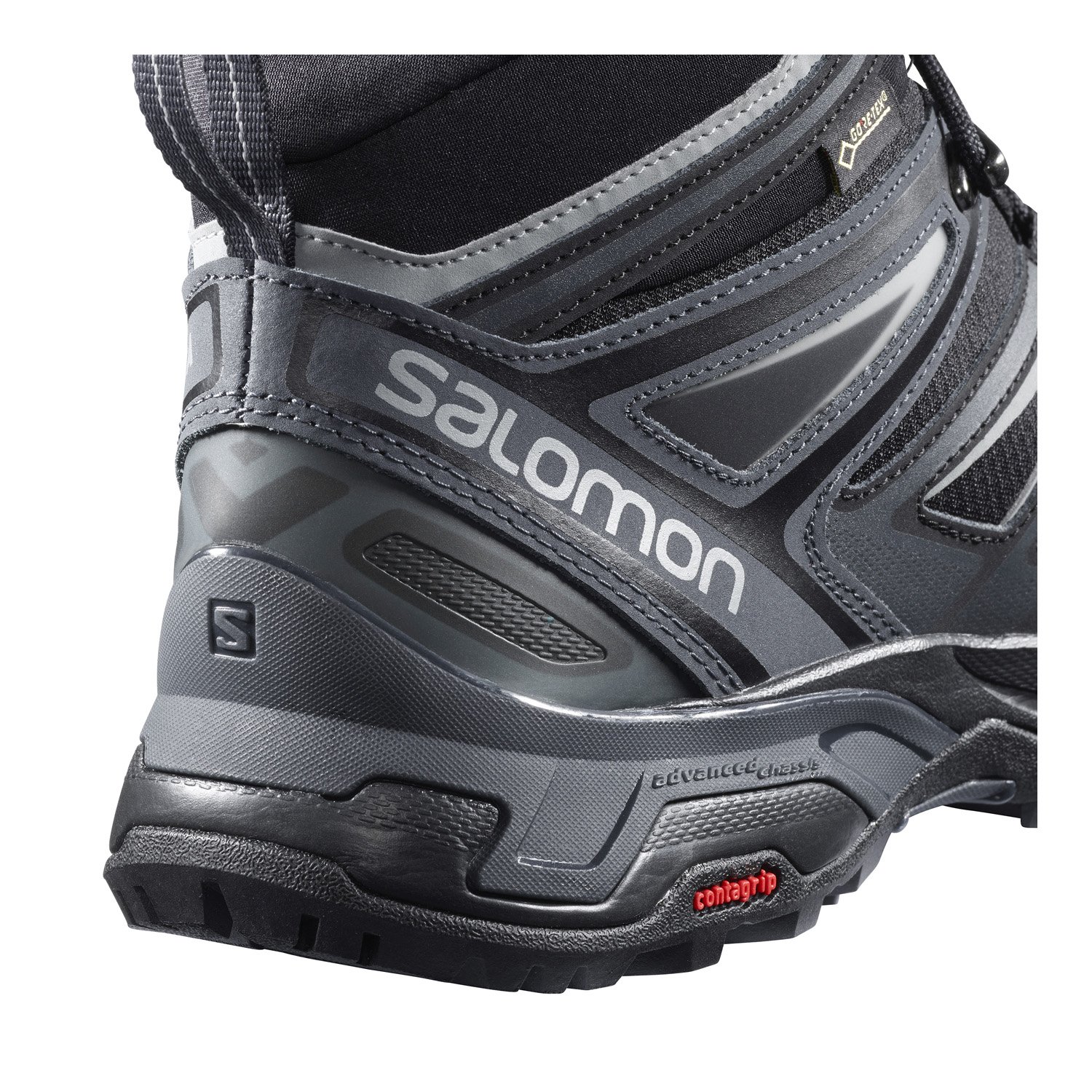Ботинки SALOMON X Ultra 3 Mid GTX Black/India In