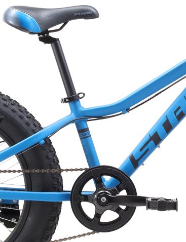 Велосипед Stark Rocket Fat 20.1 D 2019 Голубой/Черный/Серый