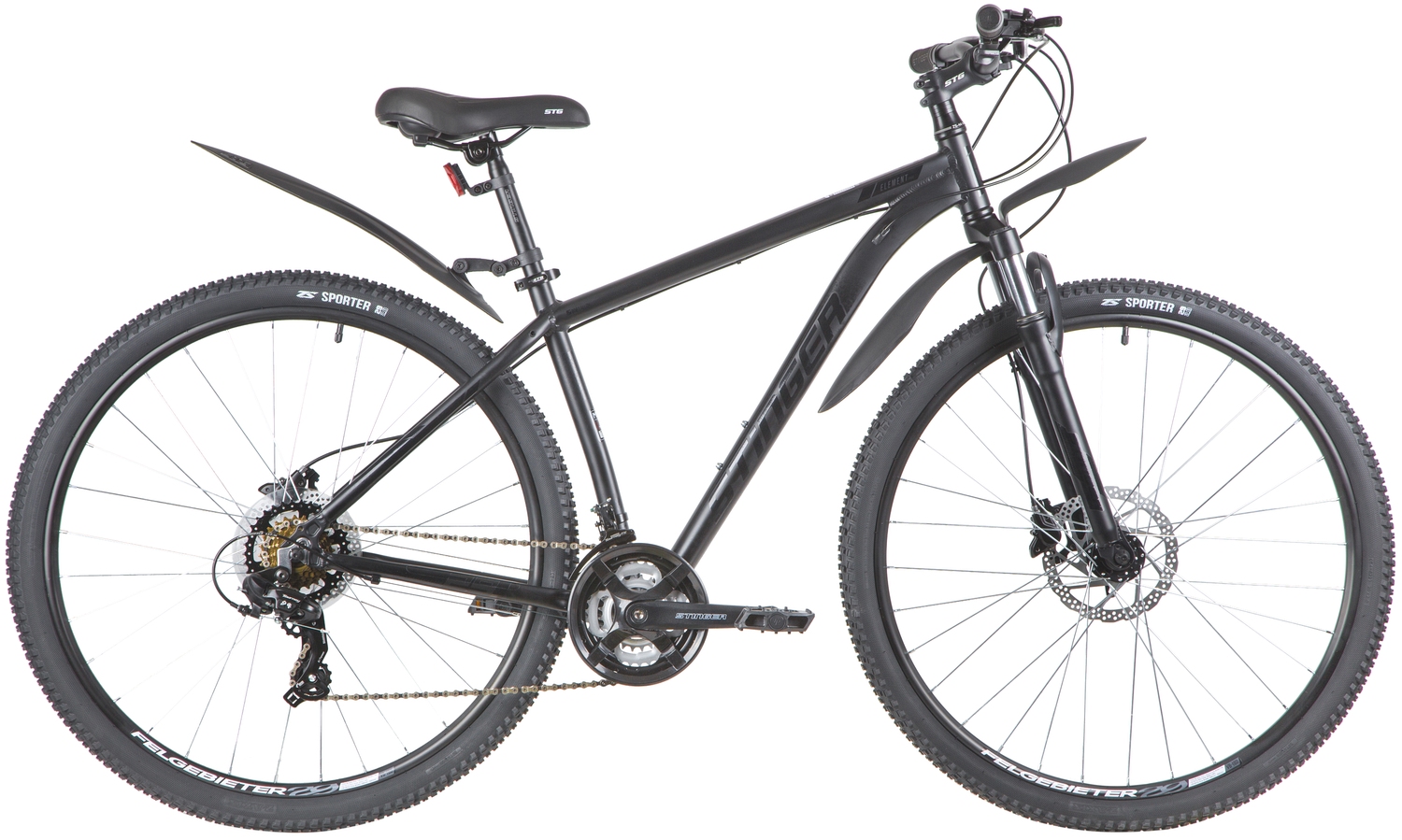 Велосипед Stinger Element Pro 29 2020 Черный