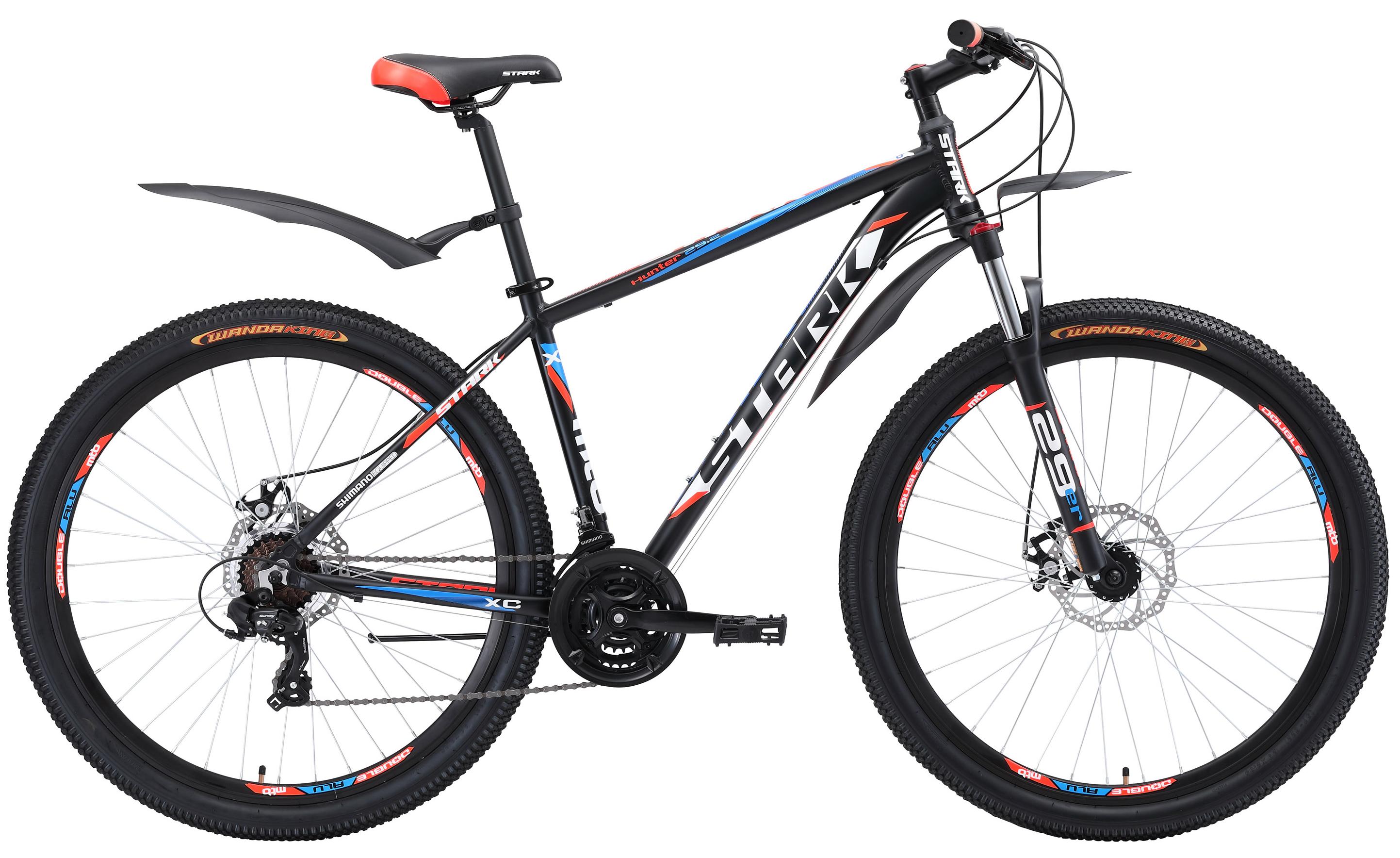 

Велосипед Stark Hunter 29.2 D 2018 Black/orange/light Blue