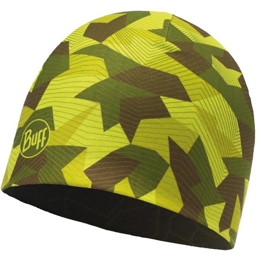 Шапка Buff MICROFIBER REVERSIBLE HAT BLOCK CAMO GREEN