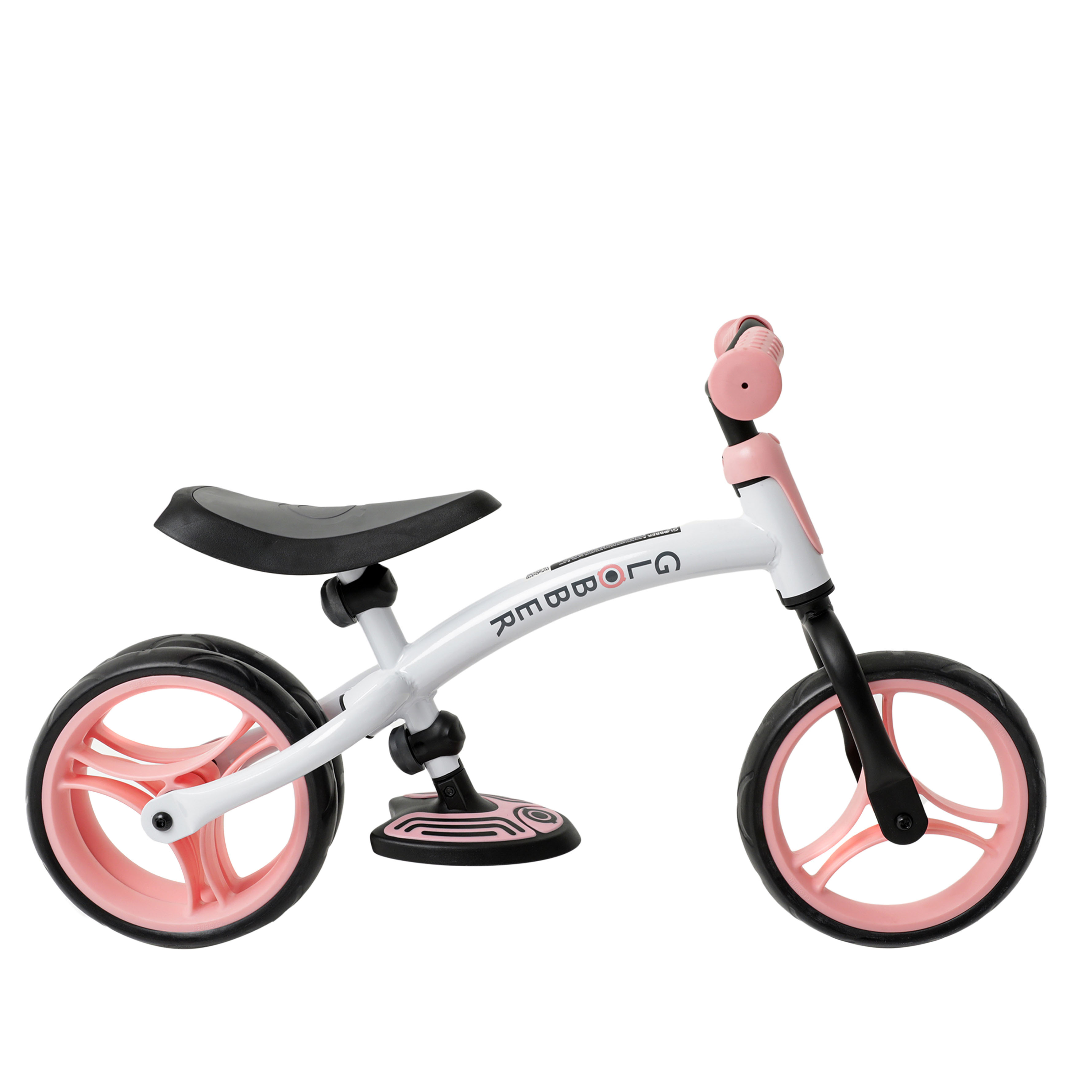 Беговел Globber Go Bike Duo 2023 Бело-Розовый