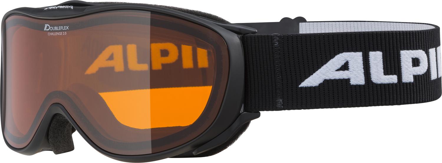 Очки горнолыжные ALPINA CHALLENGE 2.0 black-black DH