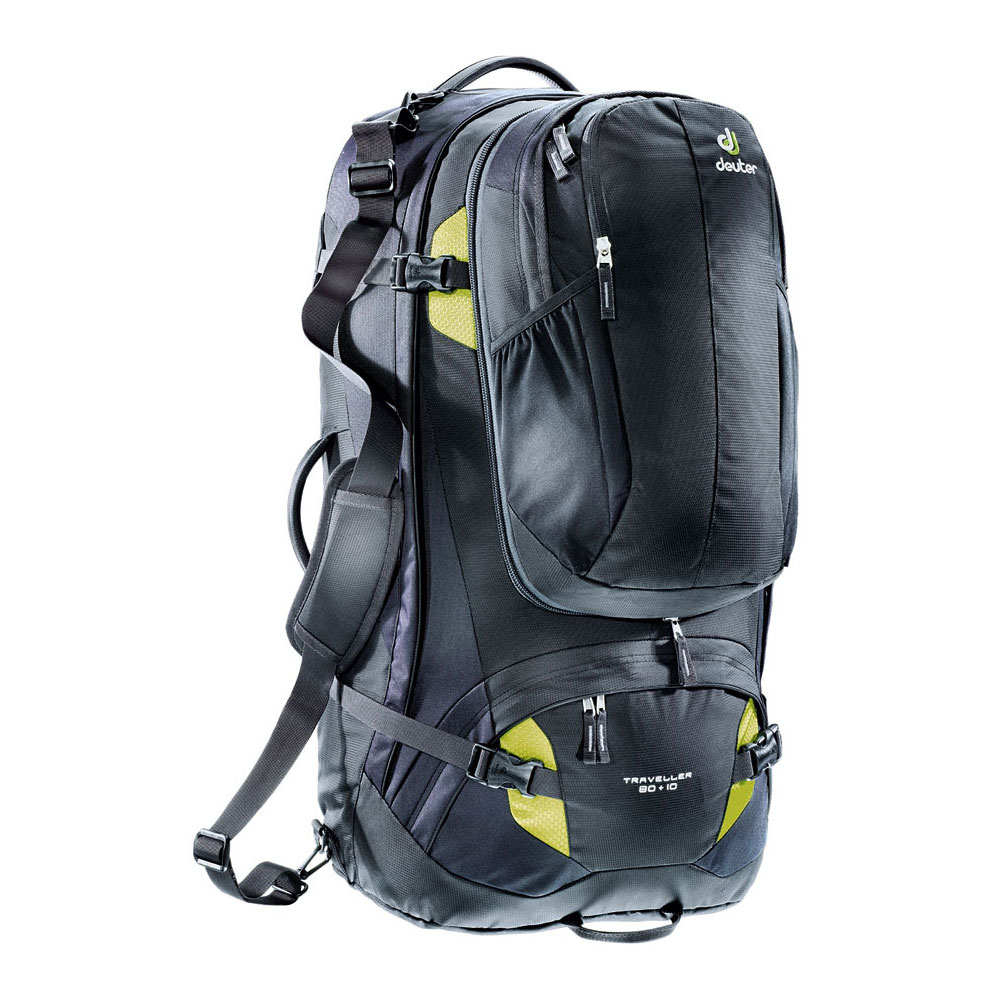 Рюкзак Deuter 2018 Traveller 80 + 10 Black-Moss