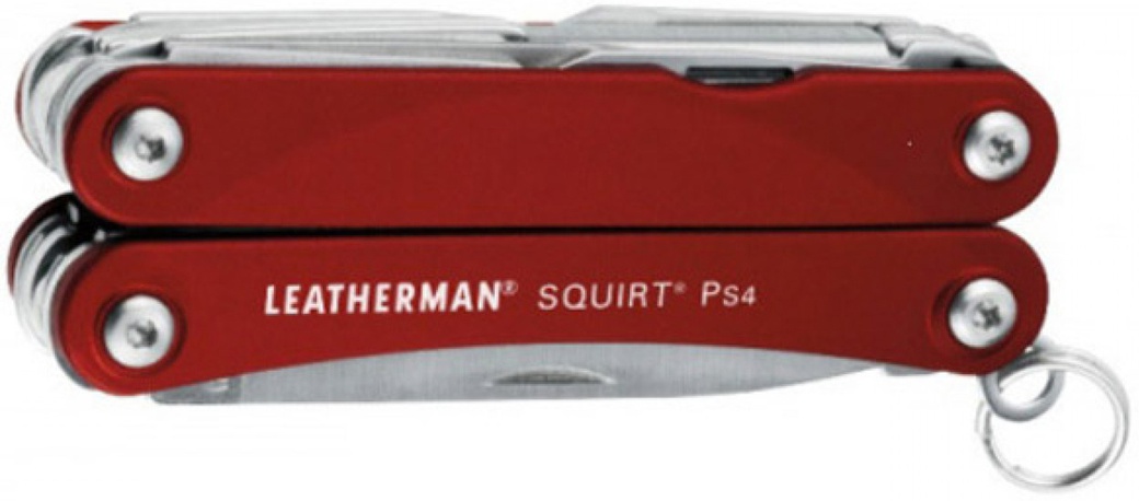 Мультиинструмент Leatherman Squirt PS4 Красный