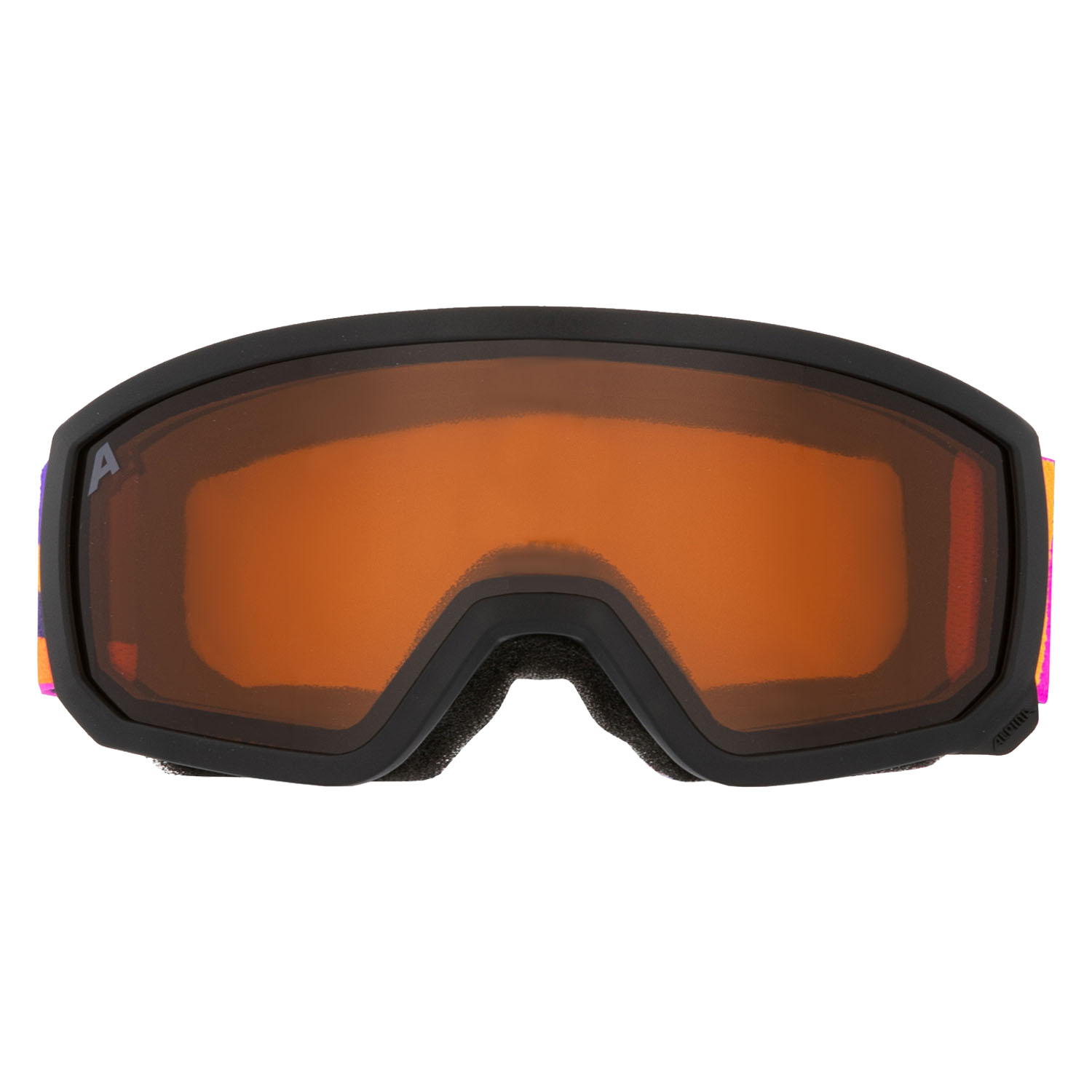Очки горнолыжные ALPINA Scarabeo Jr. Black-Pink Matt/Orange S2