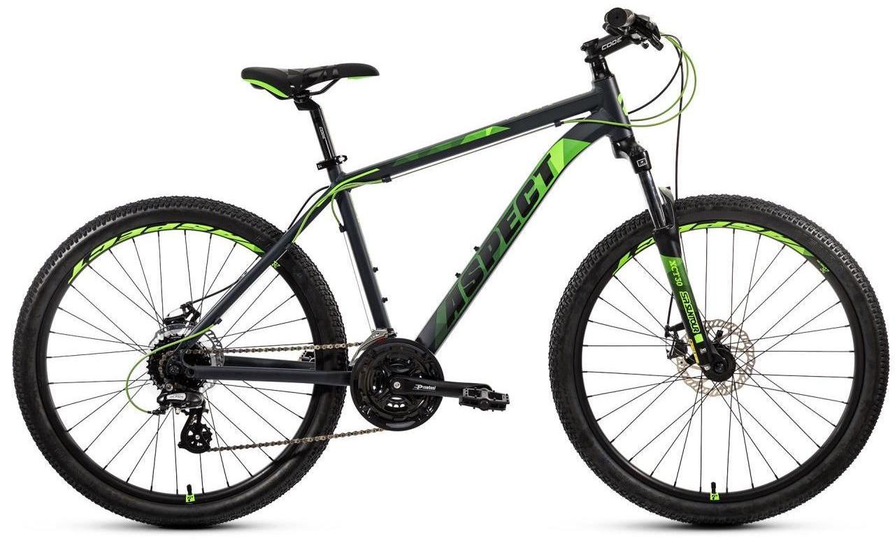 Велосипед Aspect Ideal 26 2020 Серо-зеленый