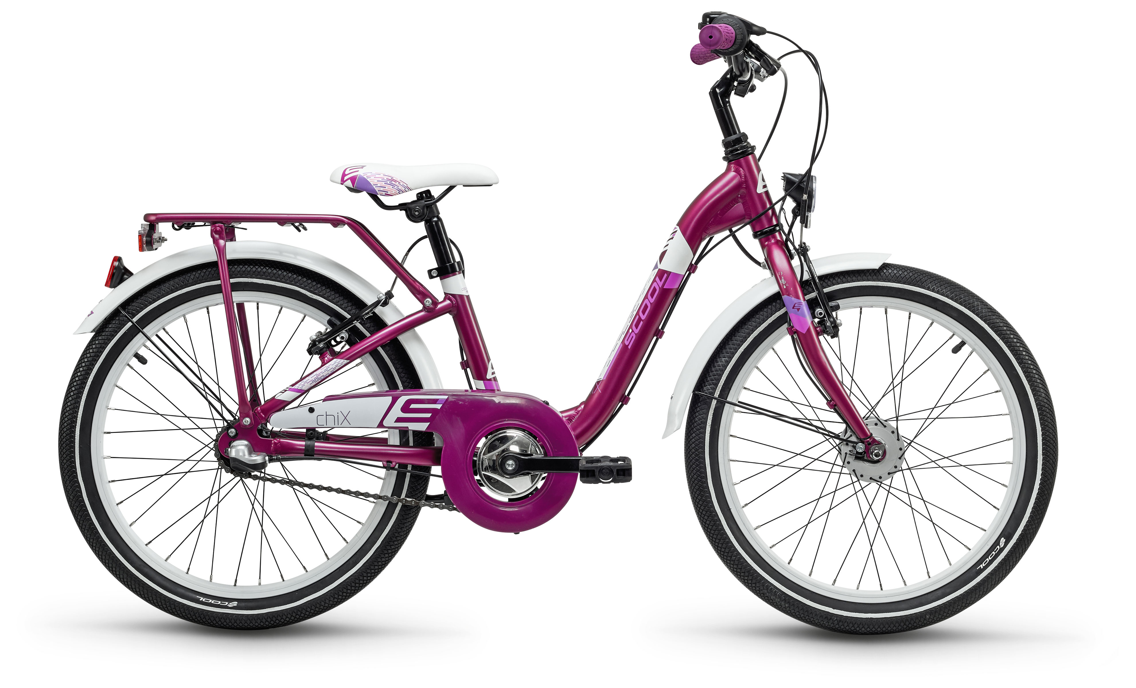 

Велосипед Scool Chix 20 3S Alloy 2018 Purple Matt