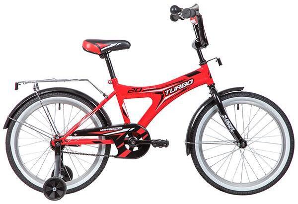 Велосипед Novatrack Turbo 20 2019 красный