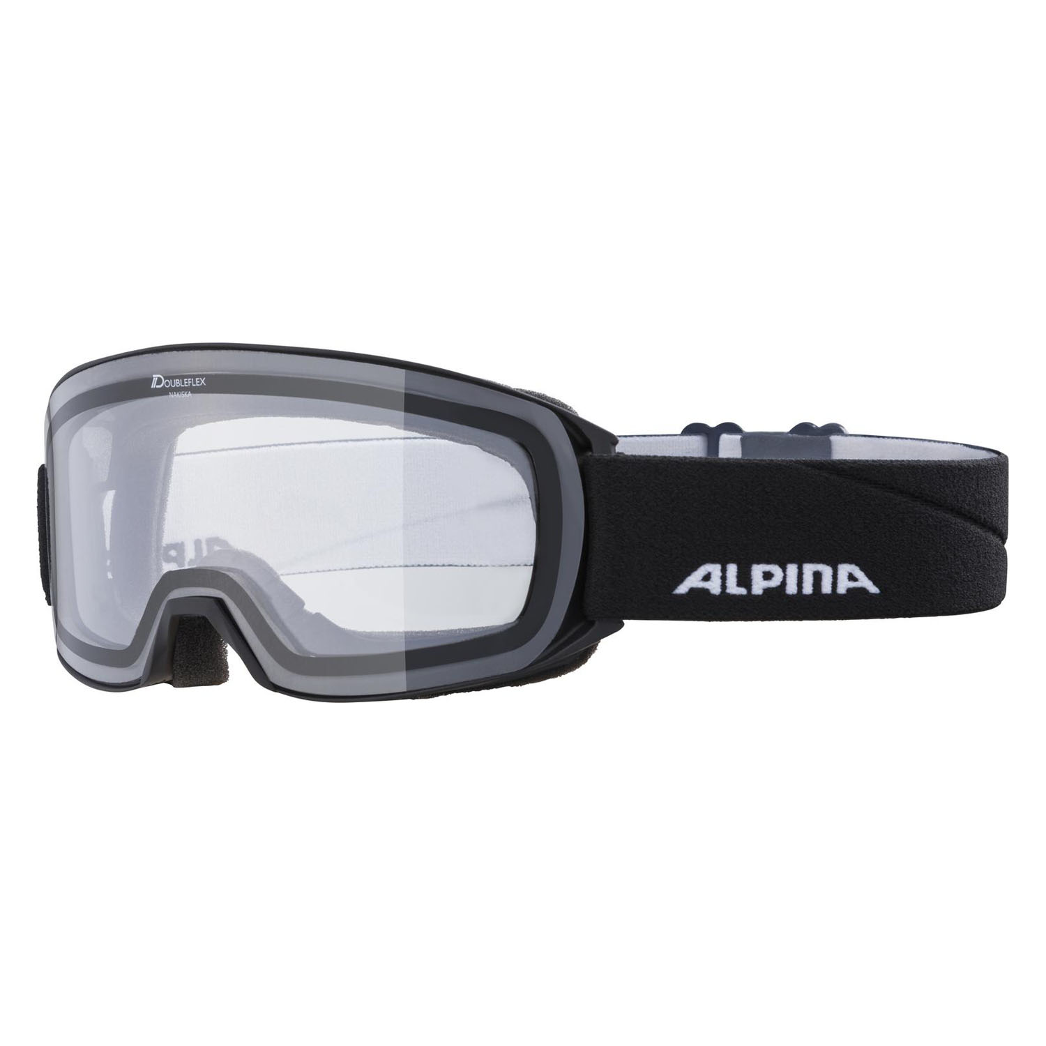 Маска для MTB ALPINA Nakiska Black Matt/Clear S0