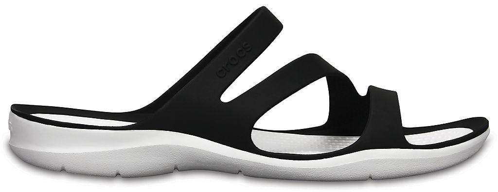 Сланцы Crocs Swiftwater Sandal Black/White