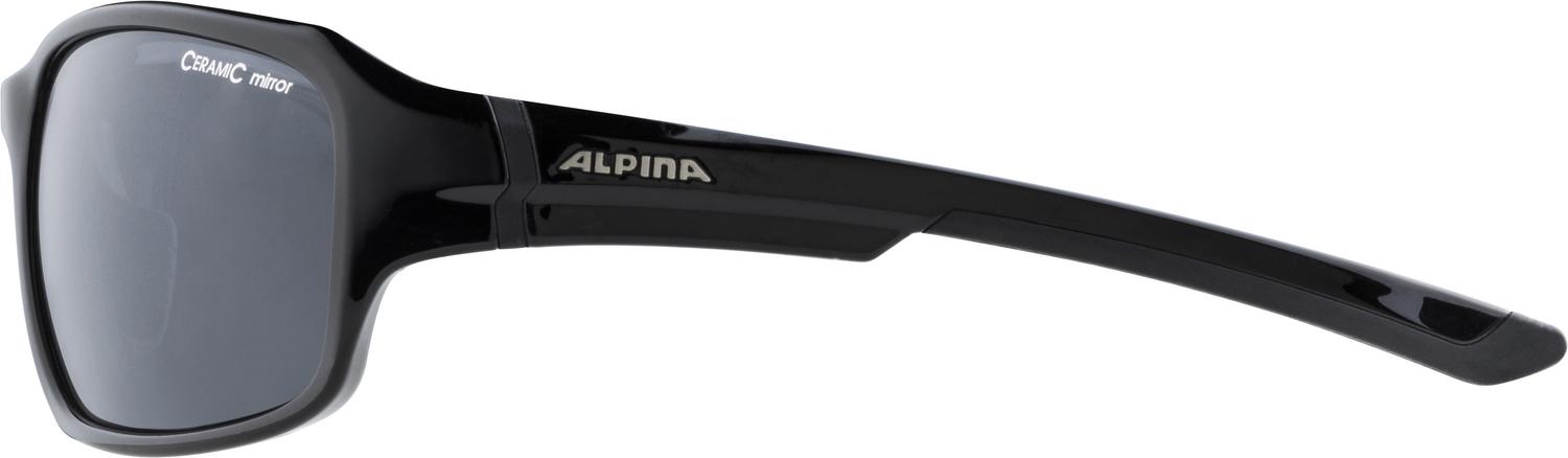 Очки солнцезащитные ALPINA Lyron Black-Grey Gloss/Black Mirror Cat. 3