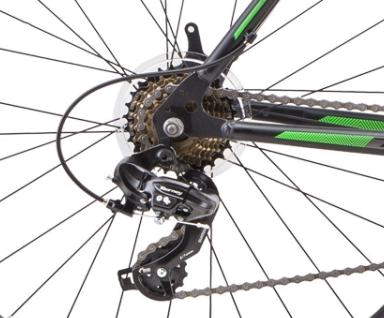 Велосипед Stels Navigator 700 V 27.5 F010 2020 Черный/Зеленый
