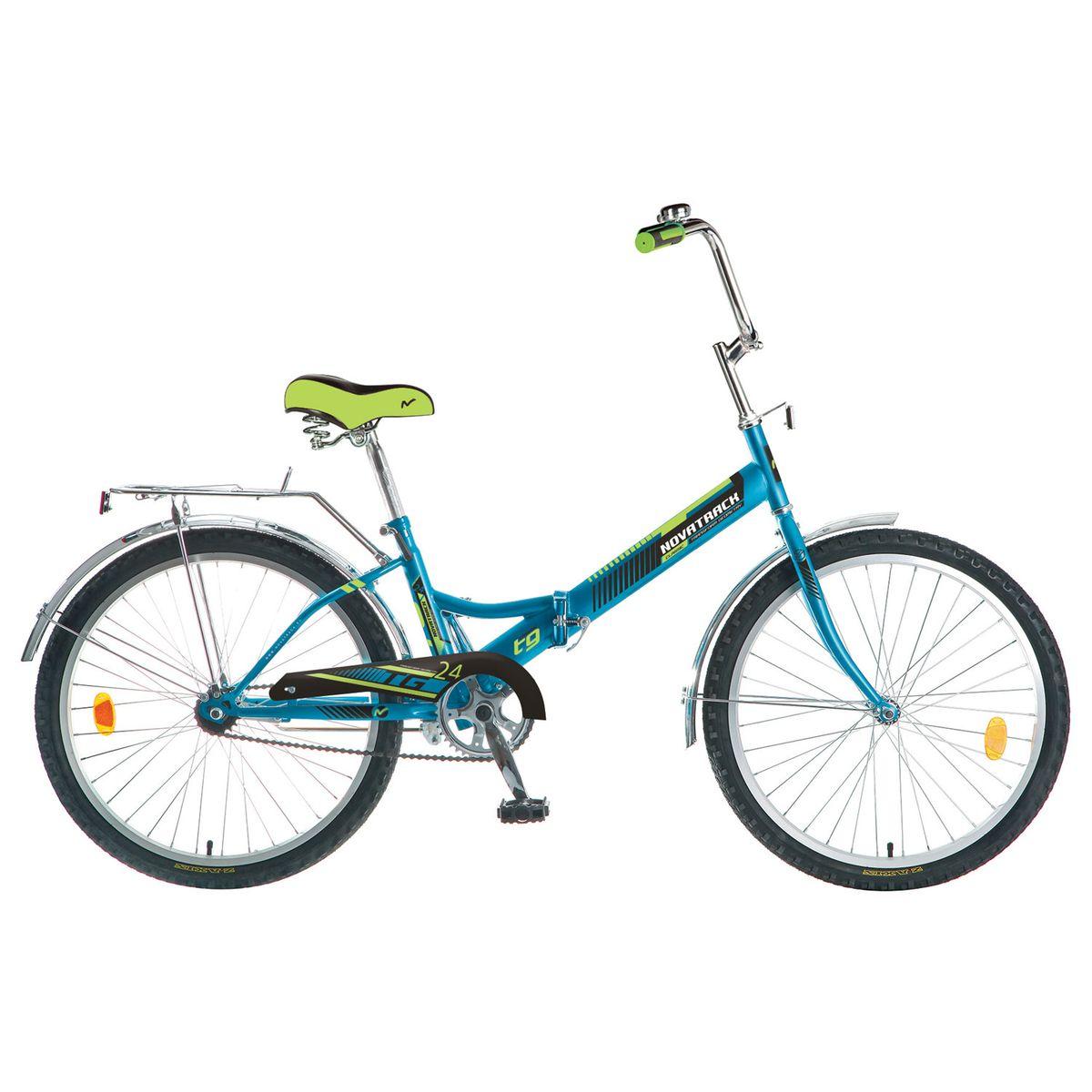 Велосипед Novatrack TG 24 2019 синий