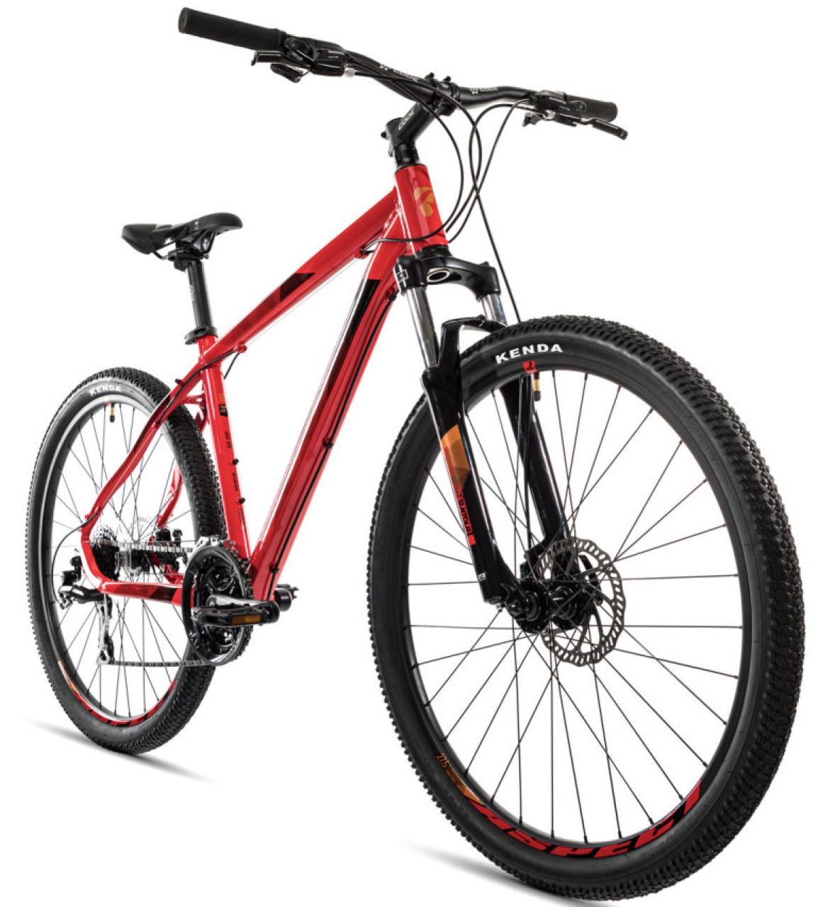 Велосипед Aspect Legend 27.5 2021 красно-черный
