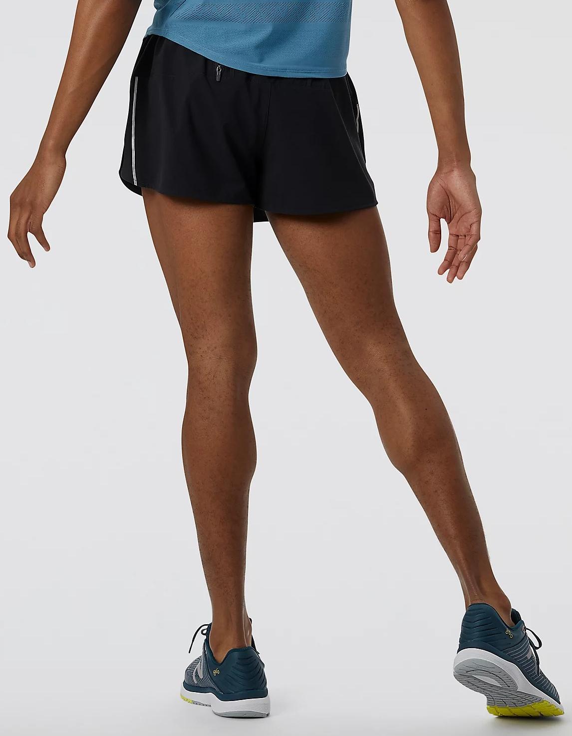 Шорты беговые New Balance Impact Run 3 Inch Split Short Black