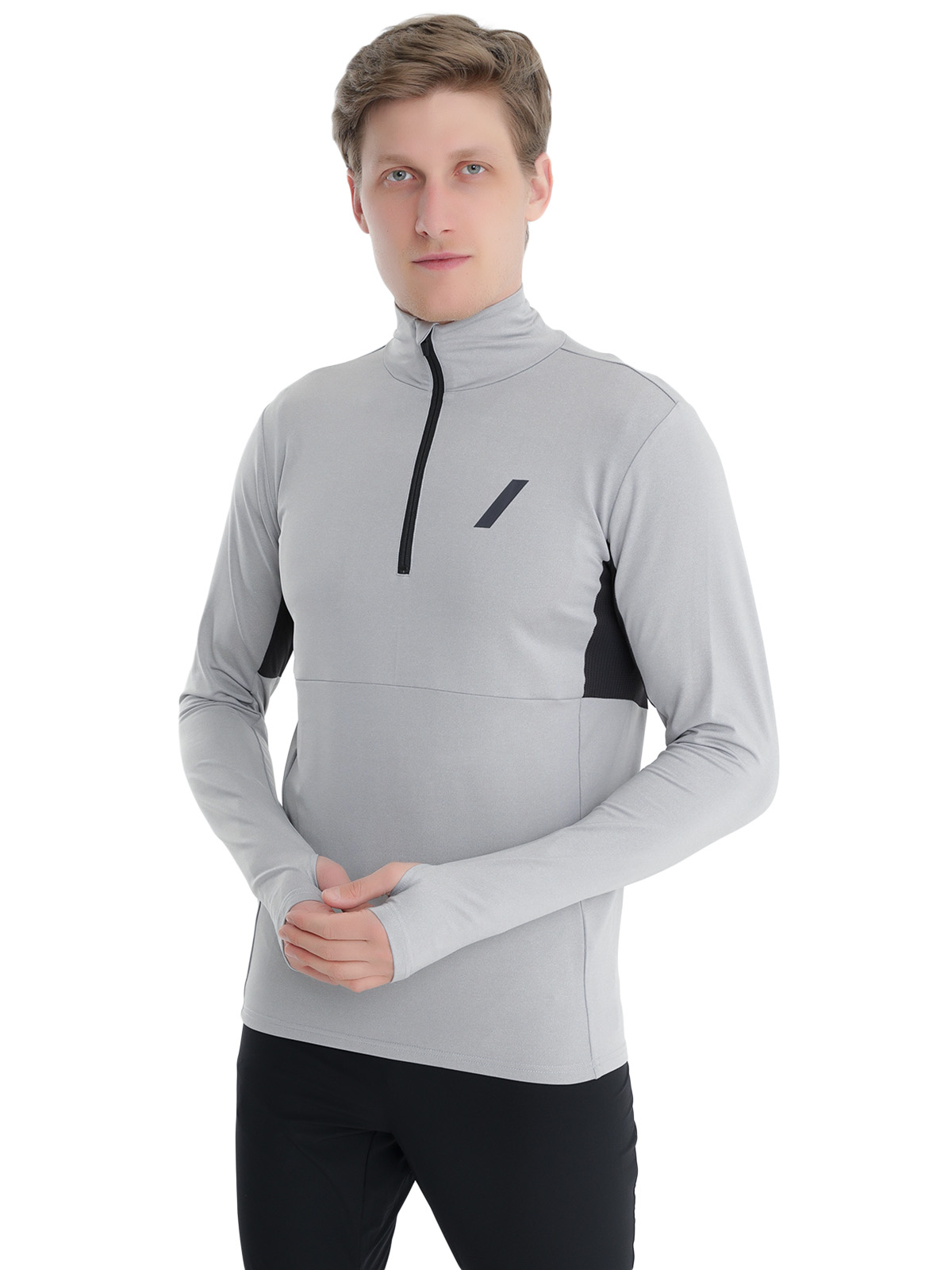 Джемпер Bjorn Daehlie Long Sleeve Run Light Grey Melange