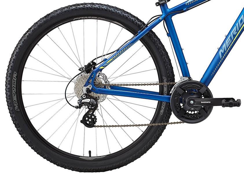 Велосипед MERIDA Big.Nine 15-D 2020 Silk Medium Blue/Silver/Yellow