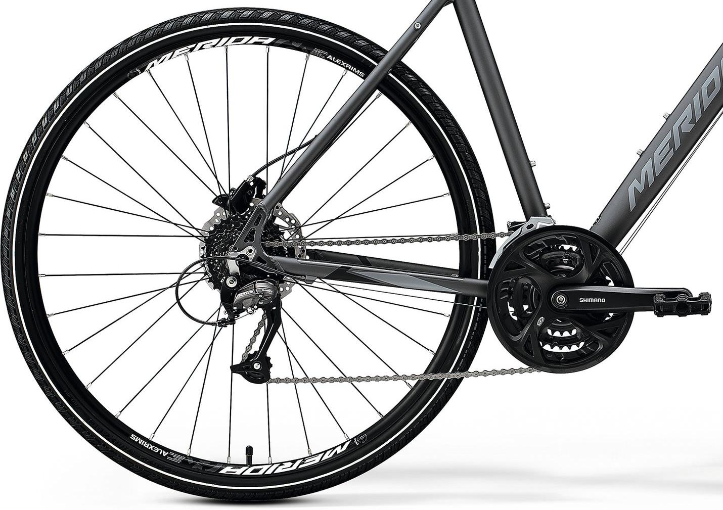 Велосипед MERIDA Crossway 40-D 700C 2020 SilkAnthracite/Black/Silver