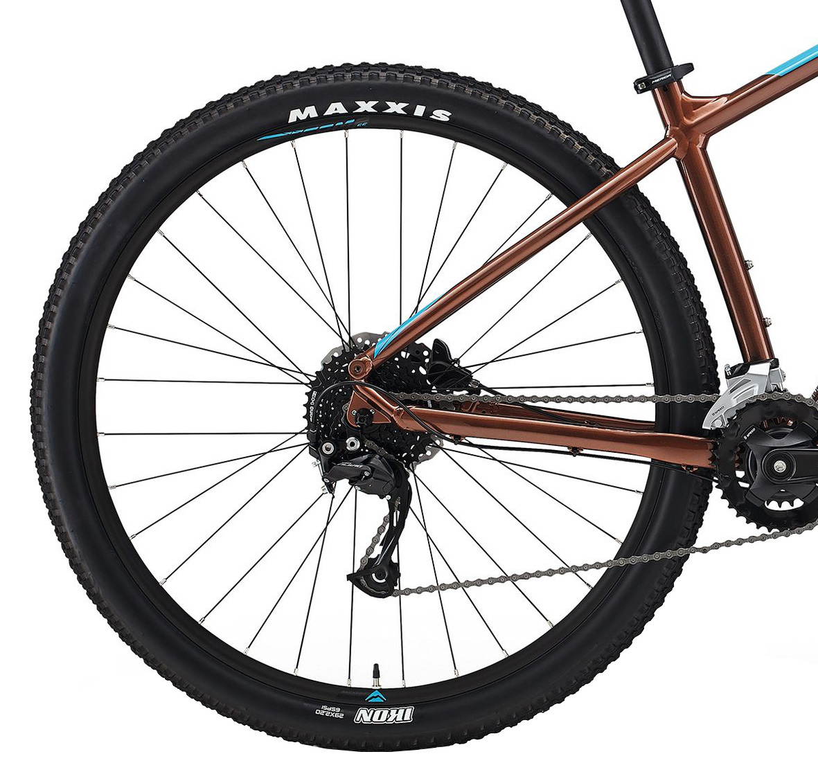 Велосипед MERIDA Big.Nine 100-2x 2021 Bronze/Blue