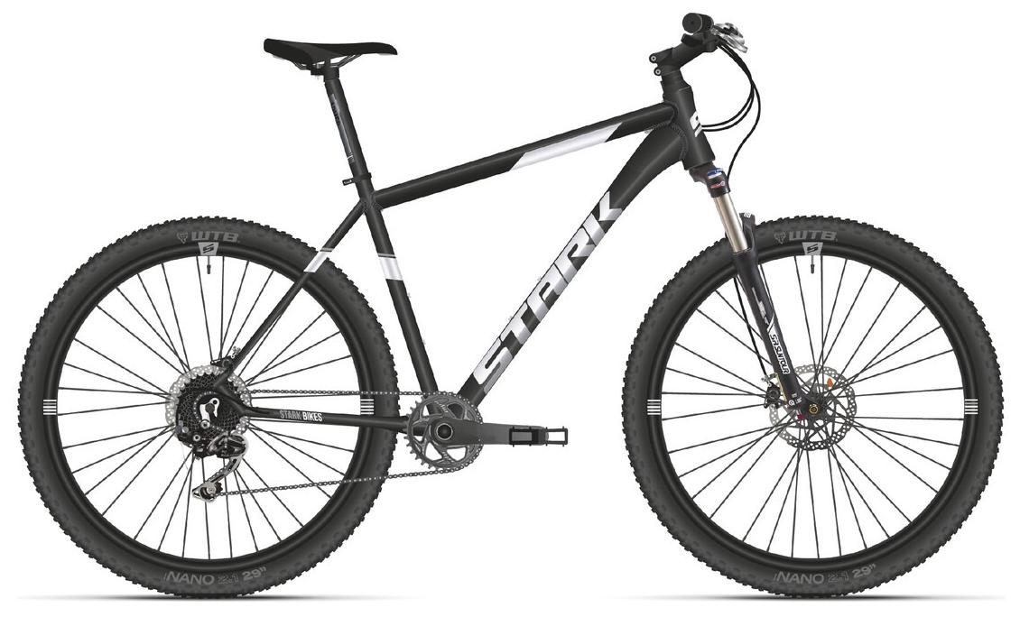 Велосипед Stark Armer 29,6 Hd 2022 черный/серебристый