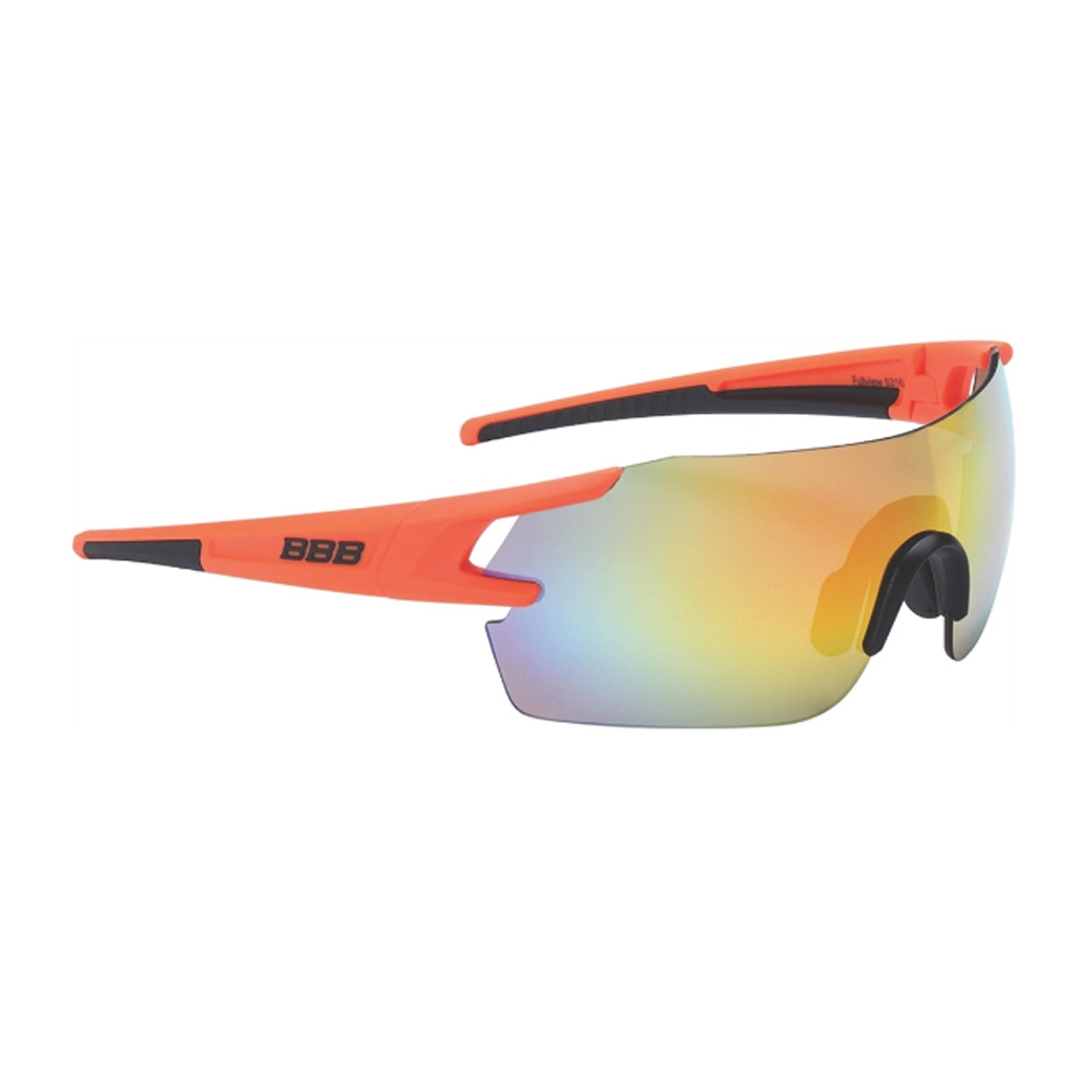 Очки Солнцезащитные Bbb 2018 Fullview Pc Smoke Orange Mlc Lens Оранжевый, Черный