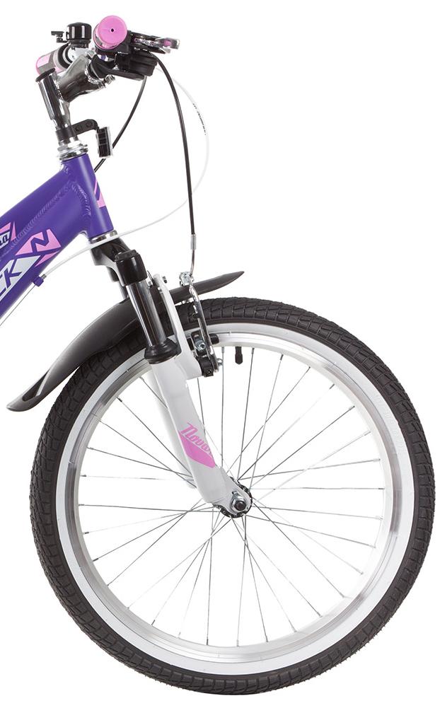 Велосипед Novatrack Novara 20 2022 фиолетовый