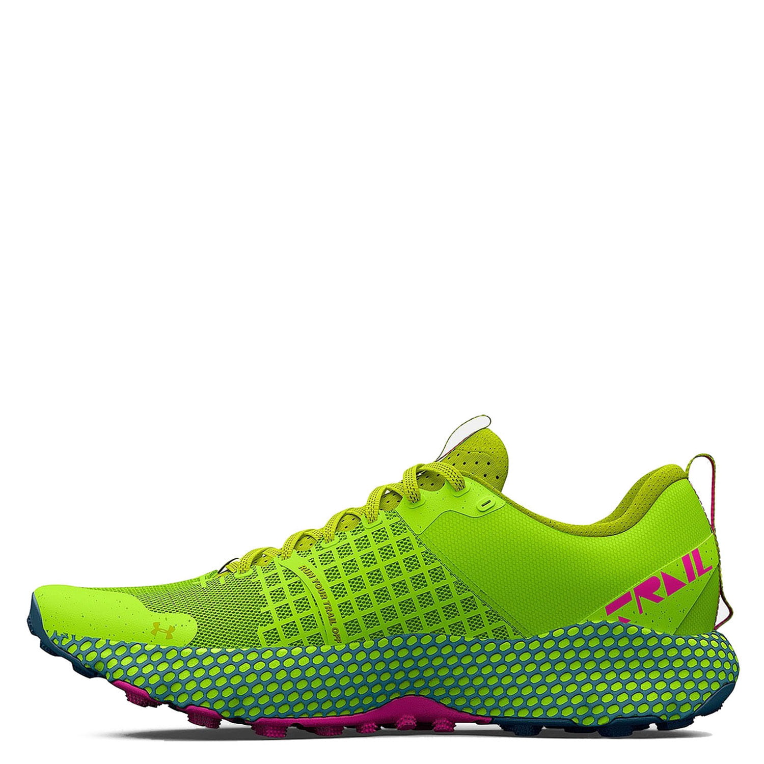 Under Armour Hovr Ds Ridge TR Lime Surge Velocity Rebel Pink