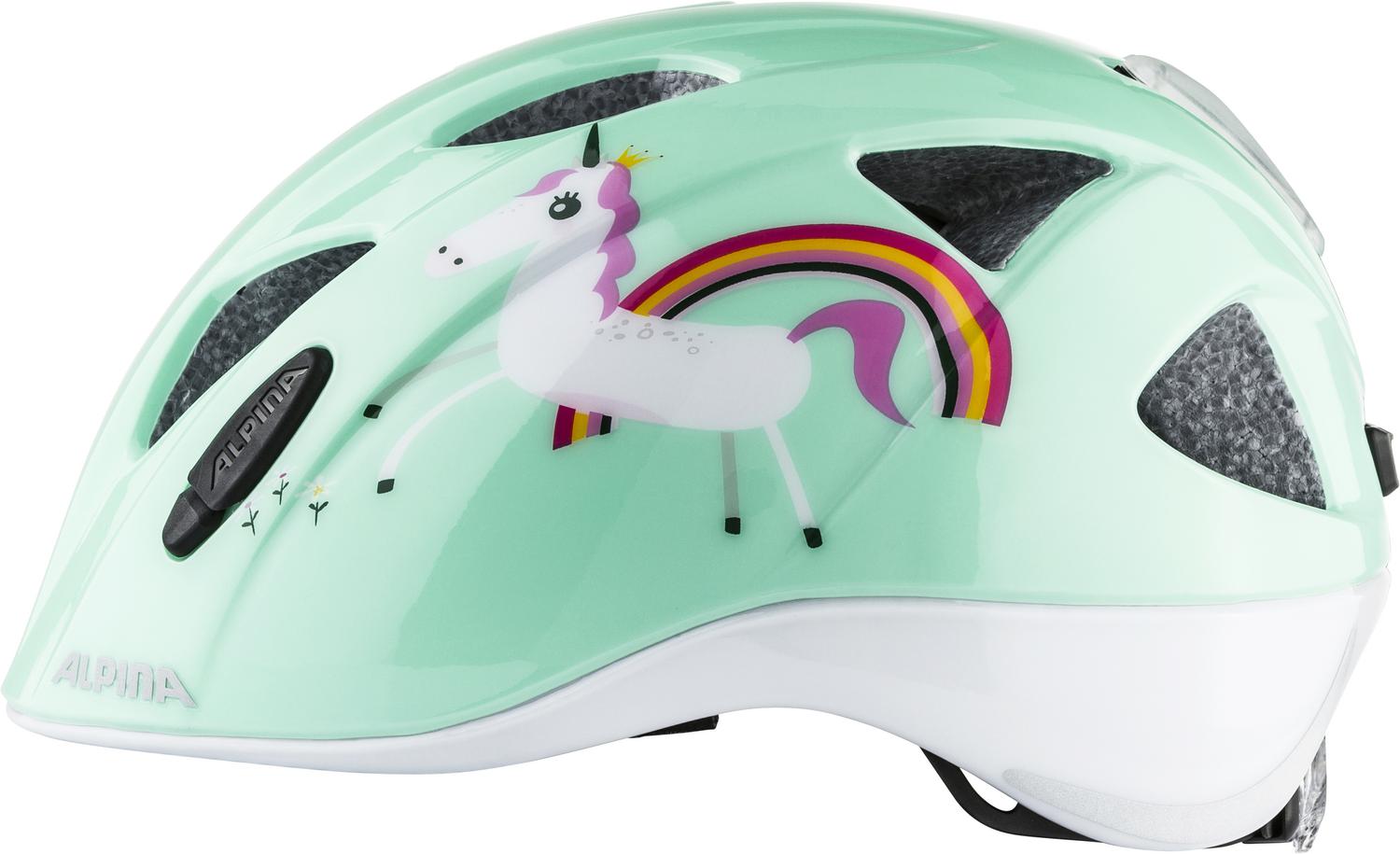 Велошлем Alpina 2021 Ximo Flash Mint Unicorn Gloss