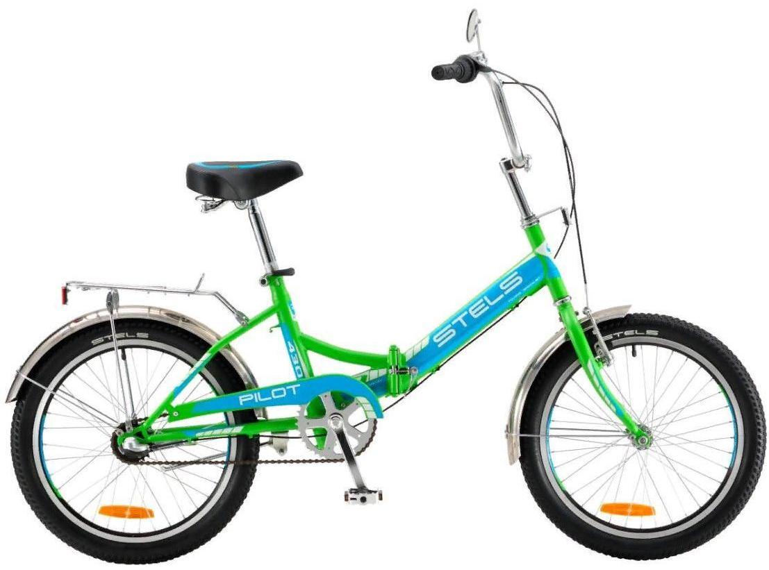 Велосипед Stels Pilot 430 20 2020 Зеленый/Голубой