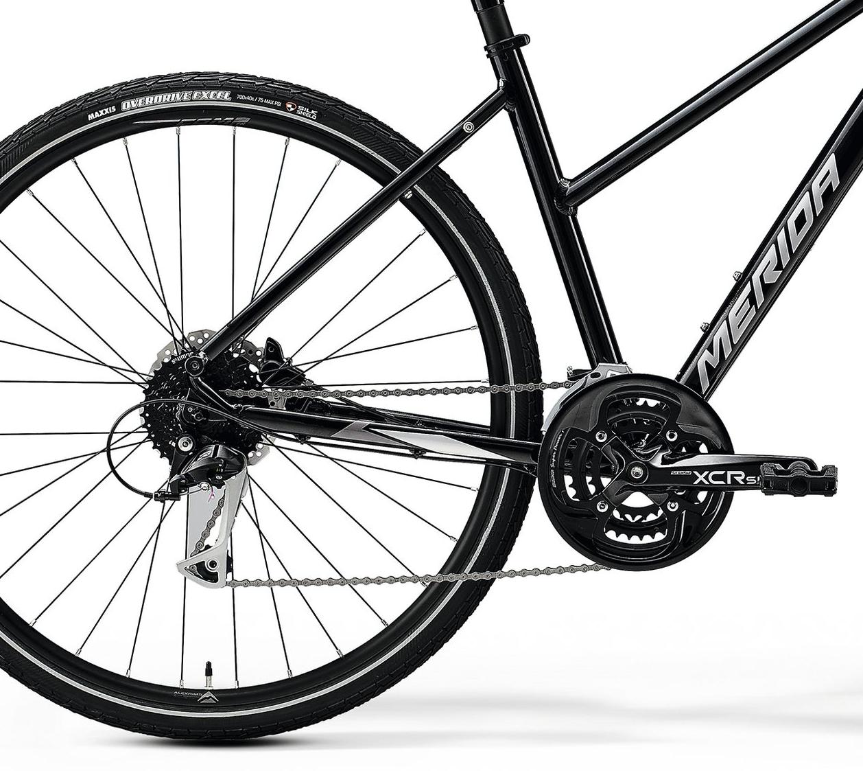 Велосипед MERIDA Crossway 100 Lady 2020 Metallic Black/Grey