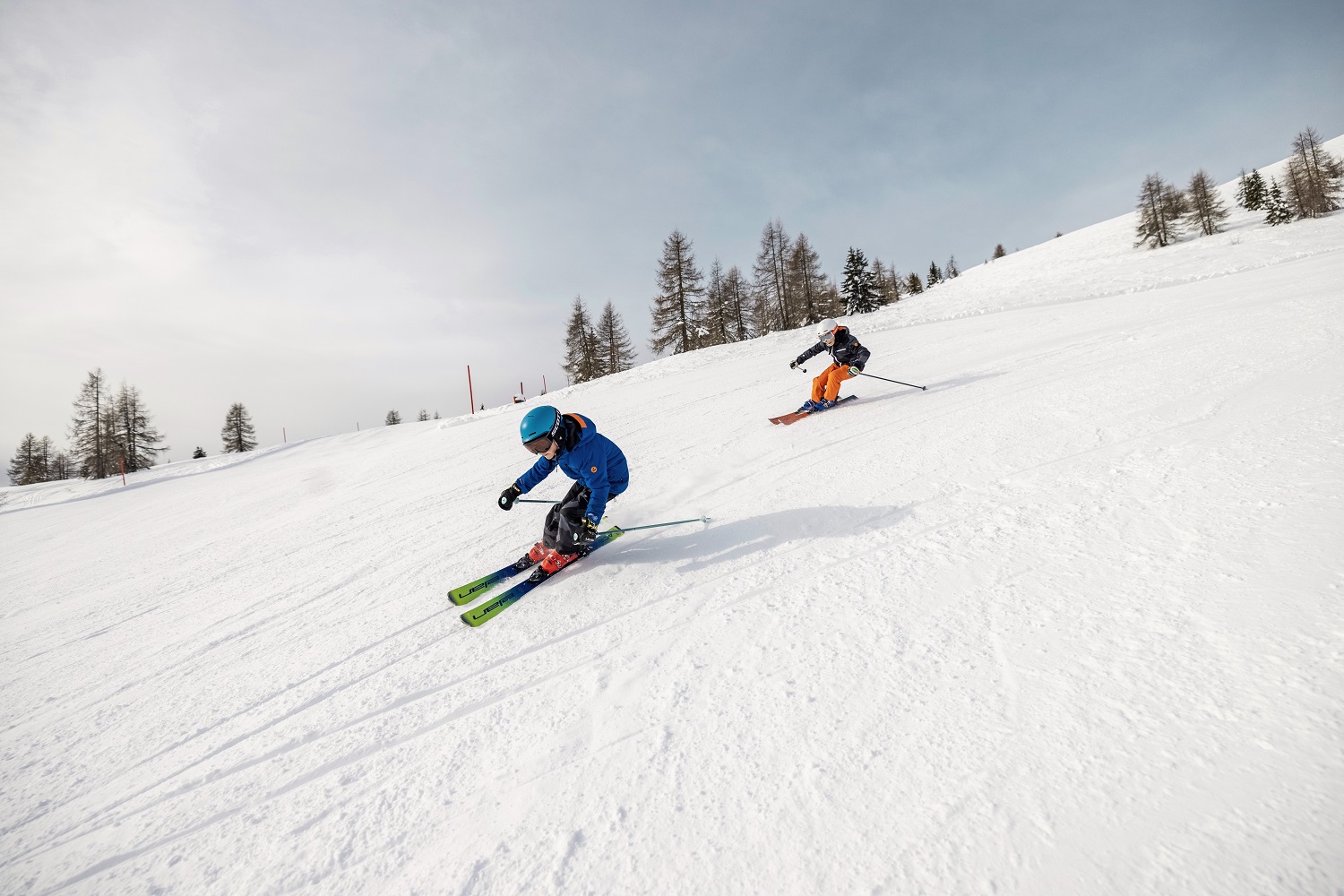 Горные лыжи с креплениями ELAN 2021-22 Maxx RED QS 130-150 + EL 7.5 Shift