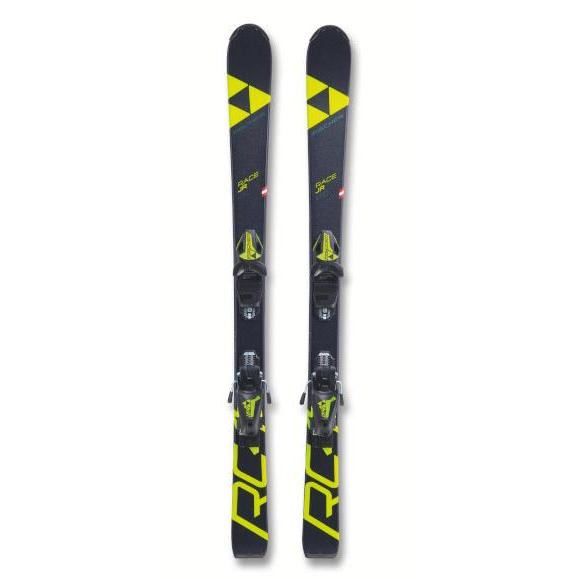 Горные лыжи с креплениями Fischer 2018-19 RC4 RACE SLR 2 JR \ FJ4 AC SLR BRAKE 74 [I] SOLID черн./желт.