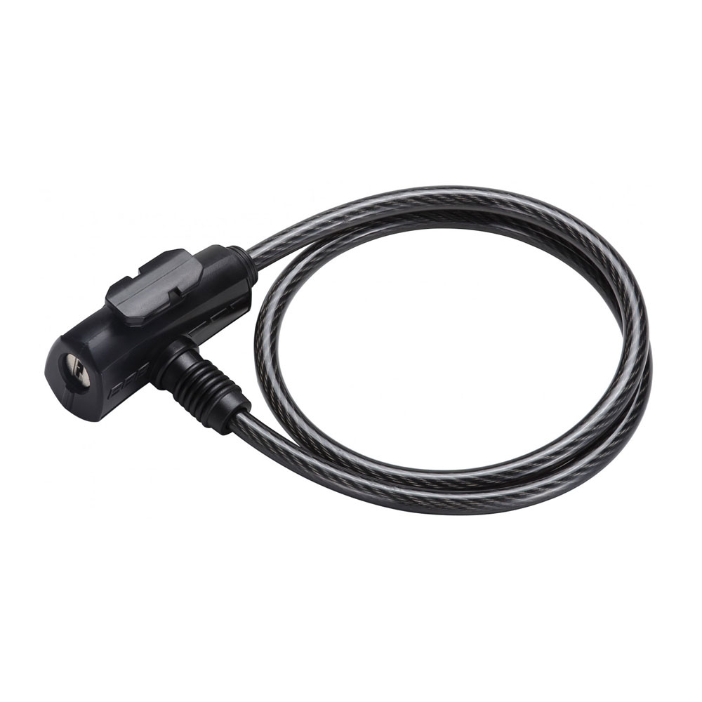 Замок Велосипедный Bbb Quicksafe 8Mm X 1500Mm Coil Cable Черный