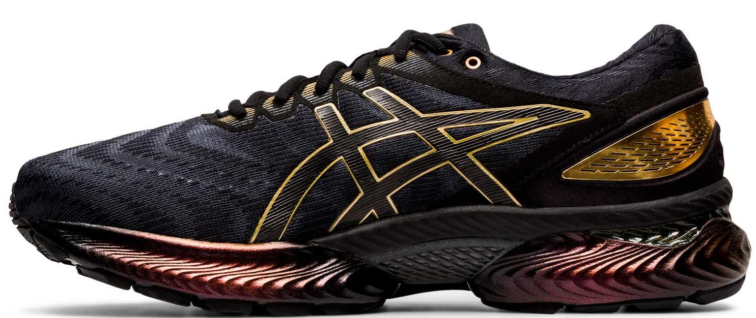 Кроссовки Asics Gel-nimbus 22 platinum Black/ Pure gold