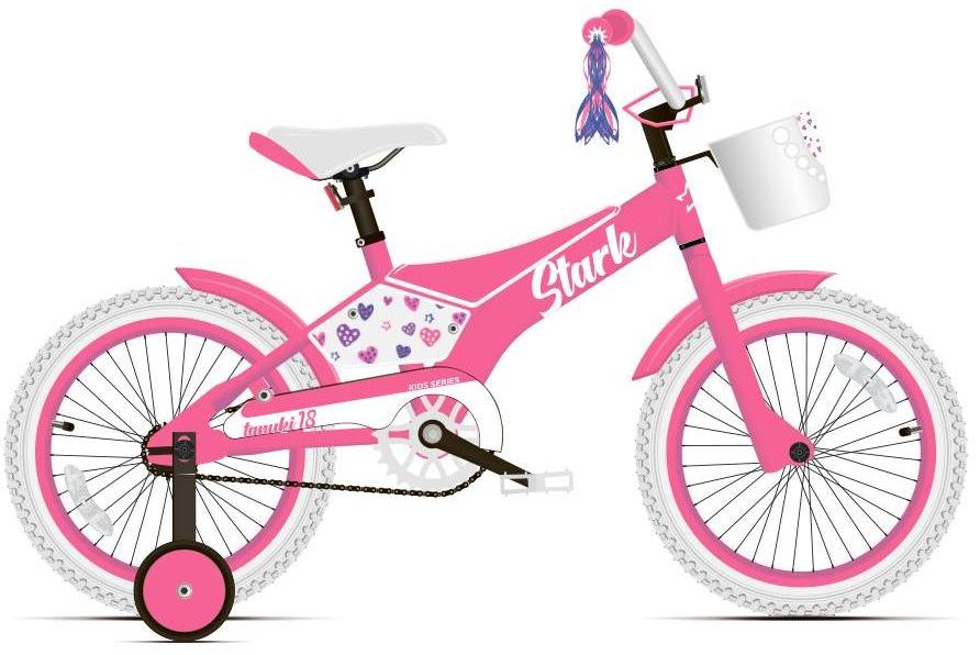 Велосипед Stark Tanuki 18 2020 розовый/белый