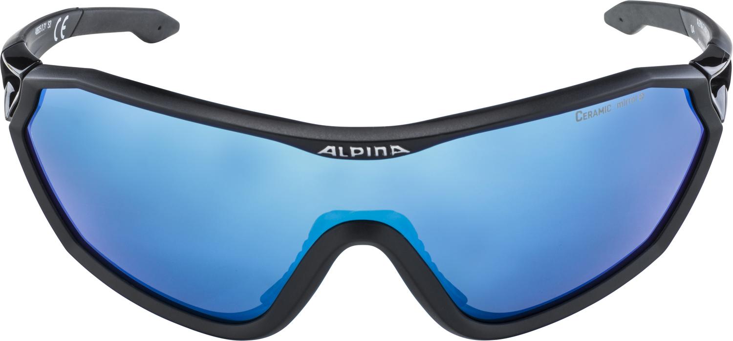 Очки солнцезащитные Alpina 2020 S-Way L CM+ Black Matt/Blue Mirror