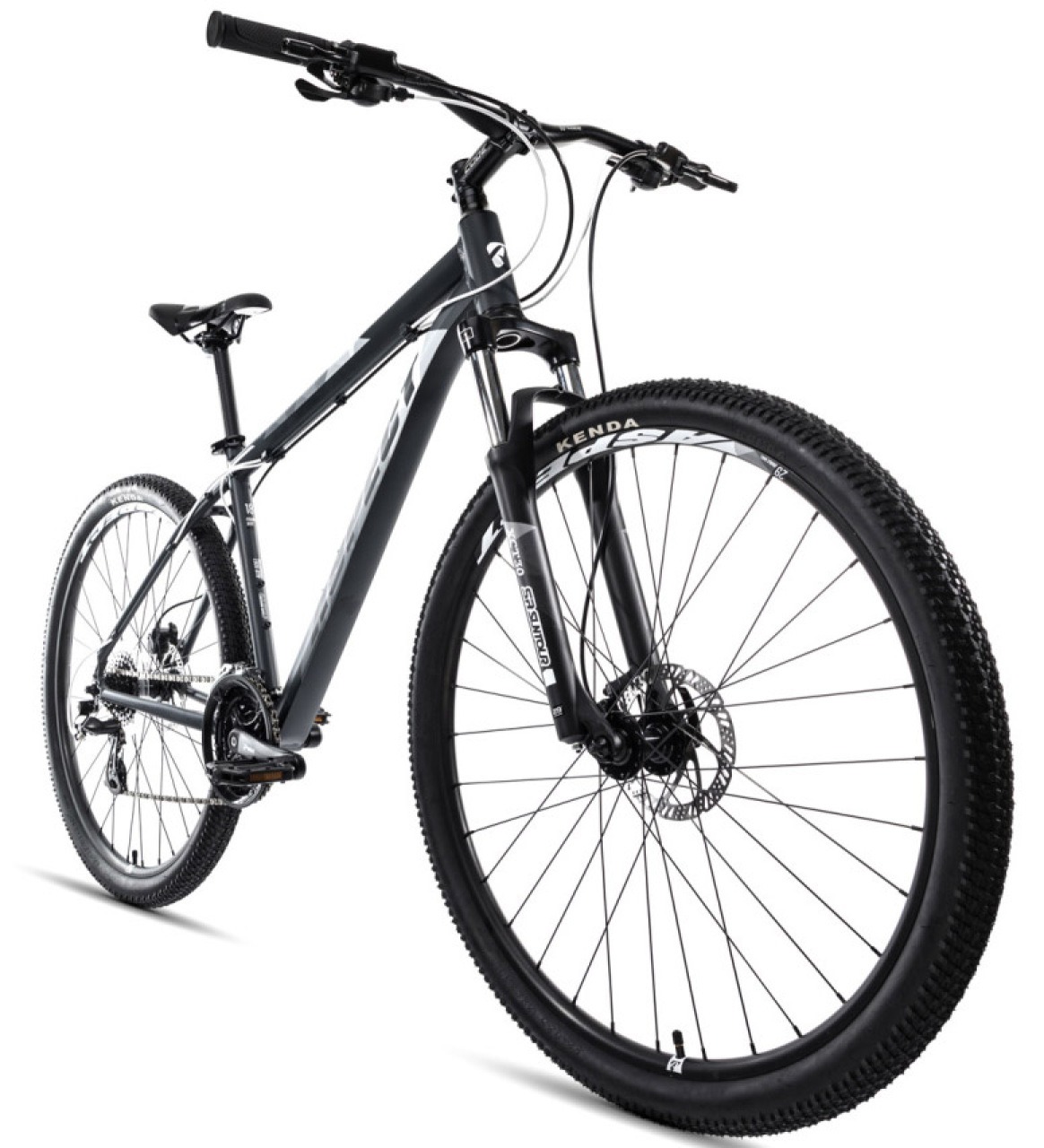 Велосипед Aspect Nickel 29 + кассета 2021 серо-белый