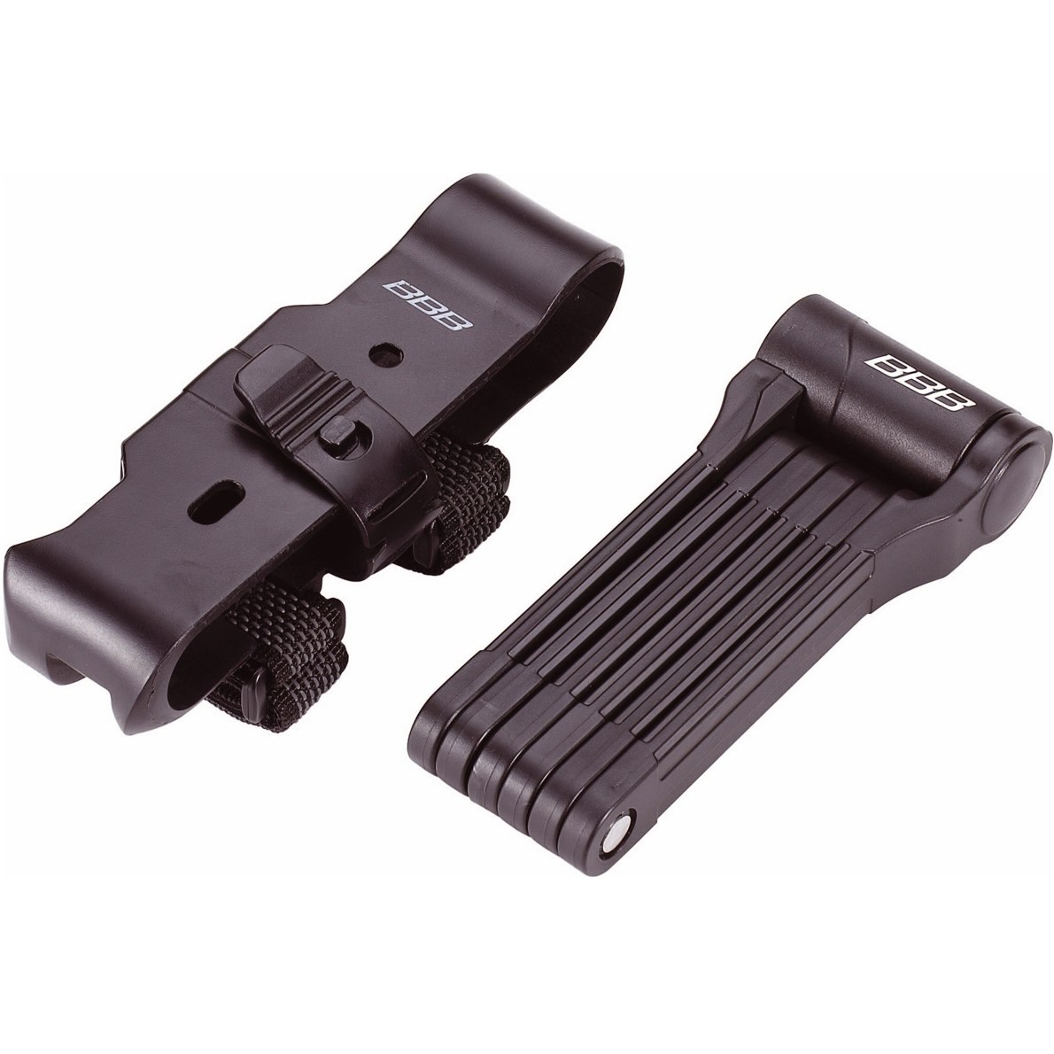Замок Велосипедный Bbb Folding Lock Powerfold With Bracket Черный