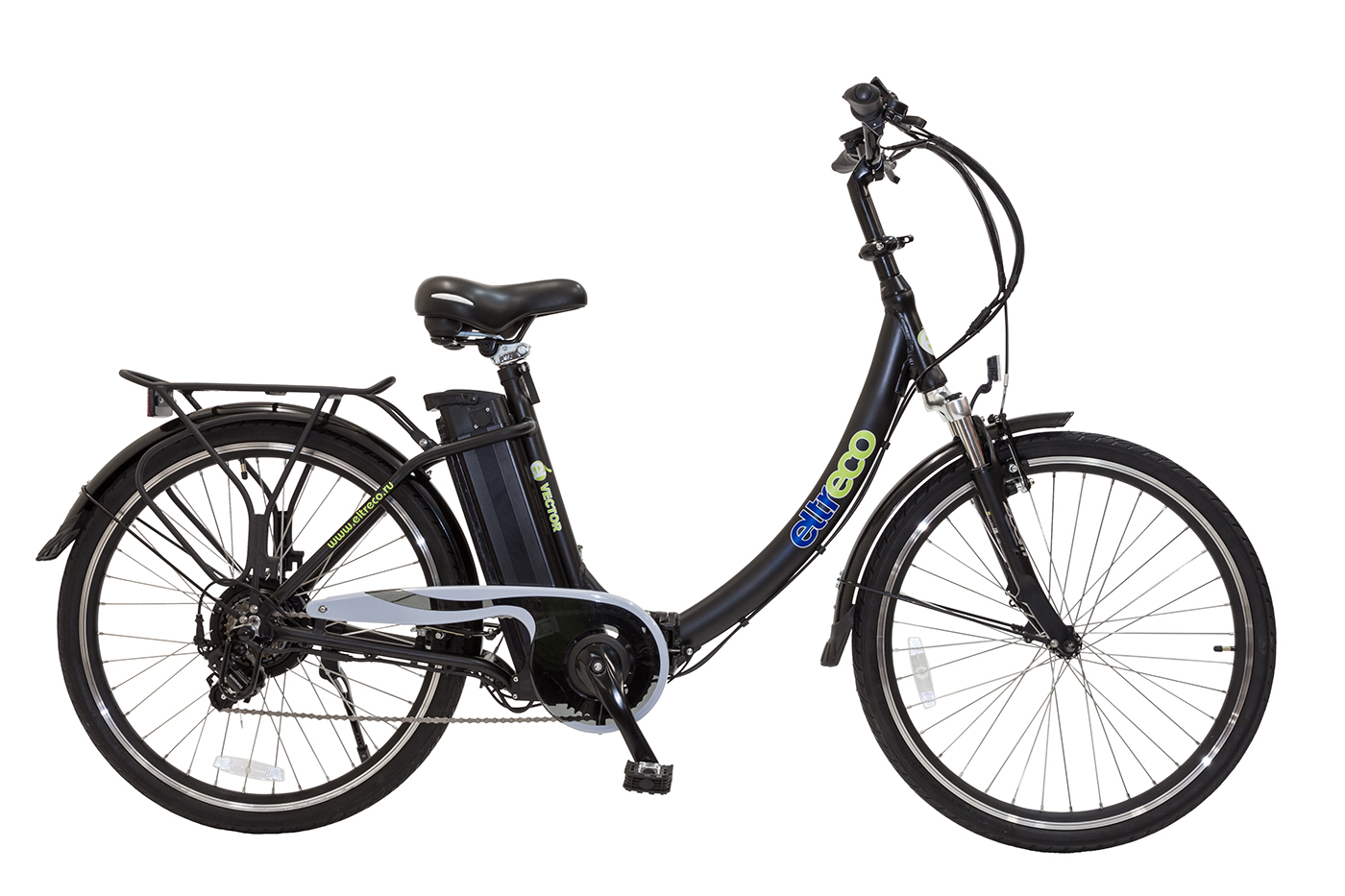 

Велогибрид Eltreco Vector L 350W Matt Black