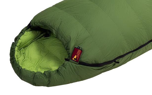 Спальник BASK Trekking V2-S темно-зеленый/зеленый
