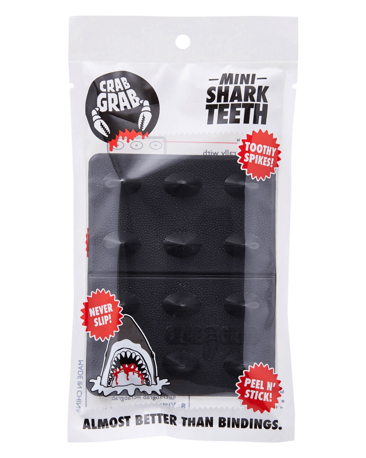 Наклейка на сноуборд CRABGRAB Mini Shark Teeth Black