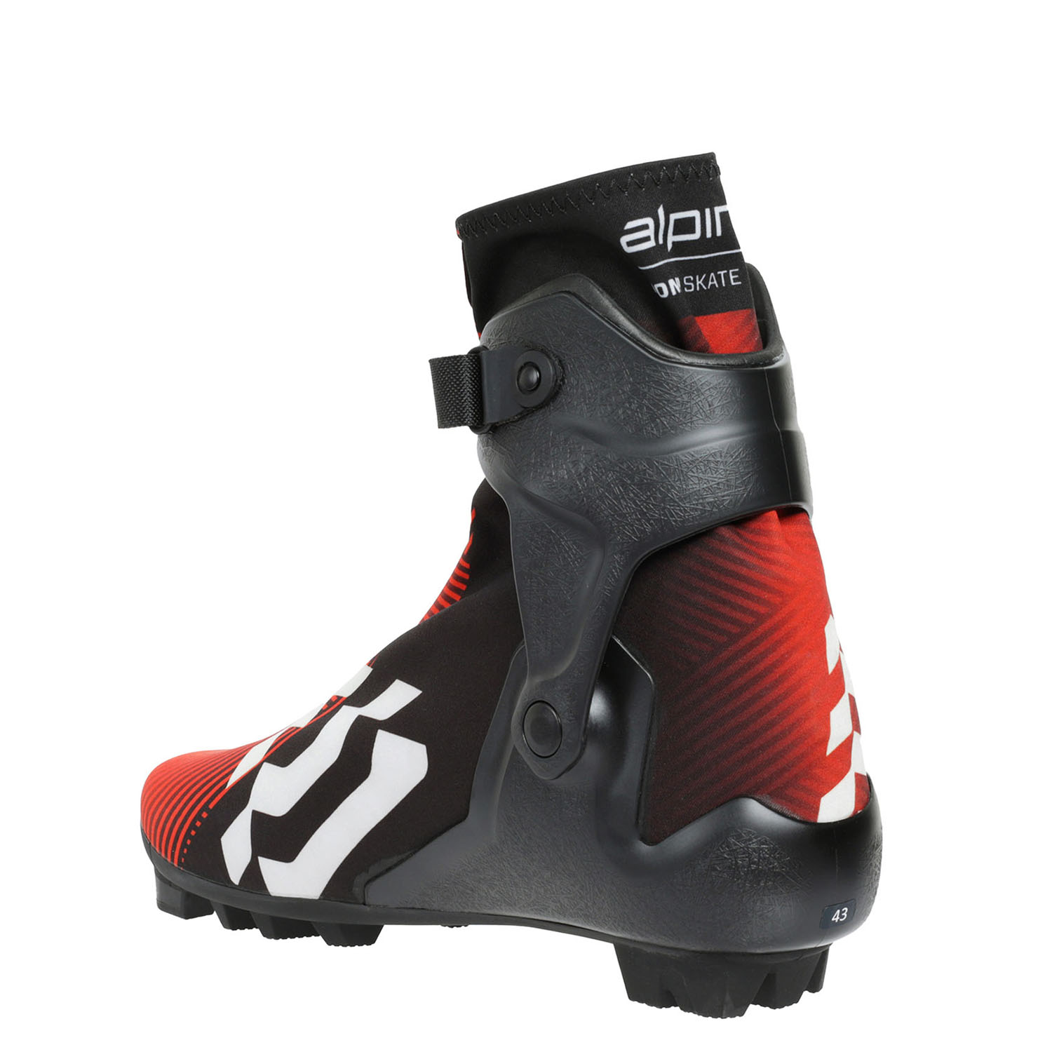 Лыжные ботинки Alpina. COMP Skate Red/White/Black