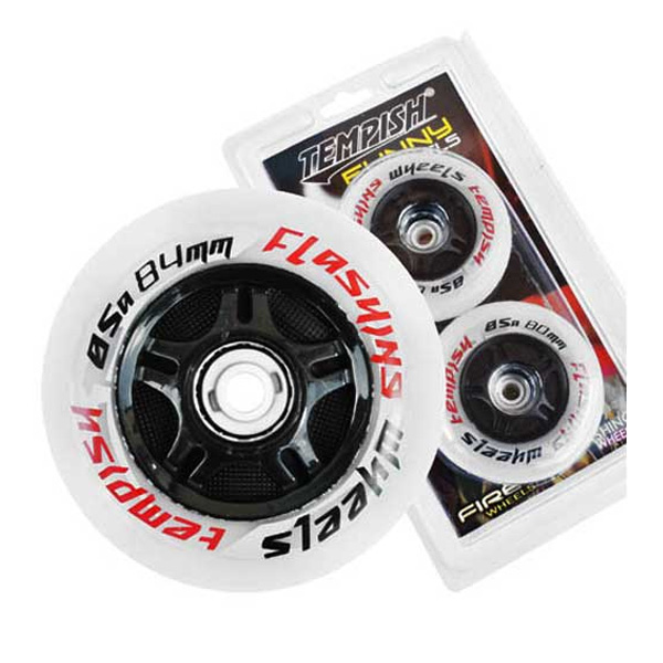 Комплект колёс для роликов Tempish Flashing 84x24mm 85A Multicolor