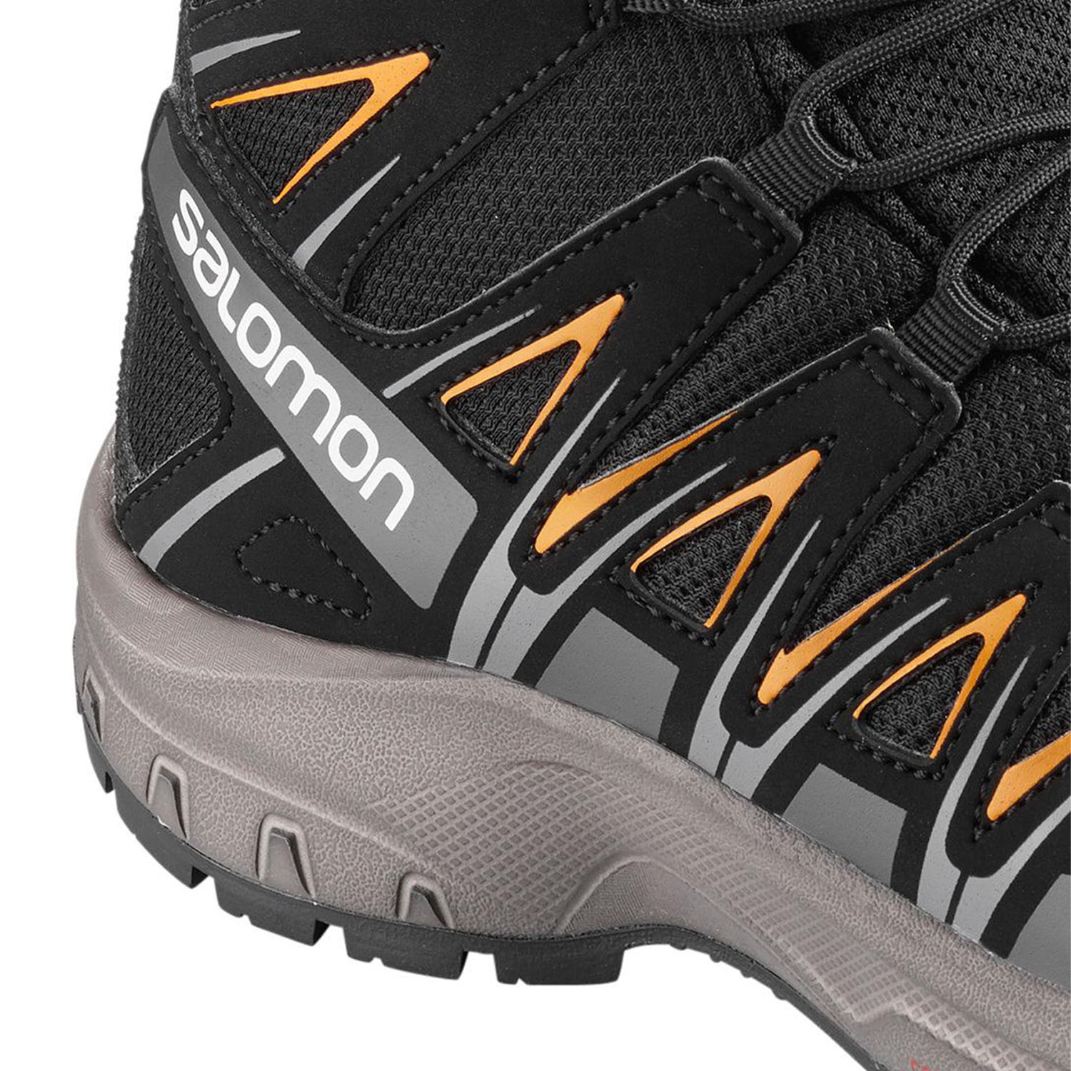 Ботинки детские SALOMON XA Pro 3D Winter TS CSWP J Black/Orange