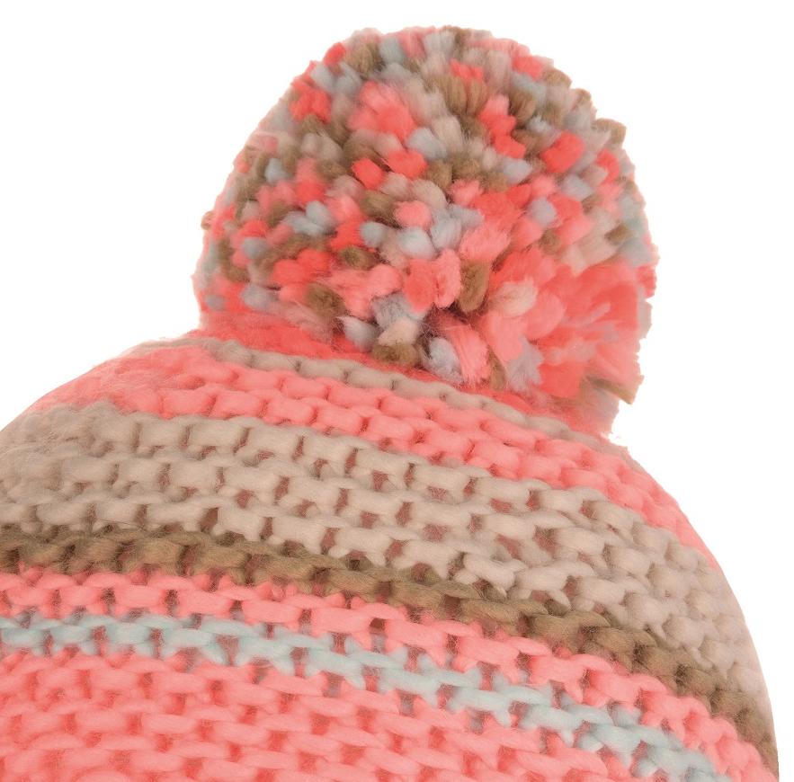 Шапка Buff KNITTED & POLAR HAT DORIAN CORAL PINK
