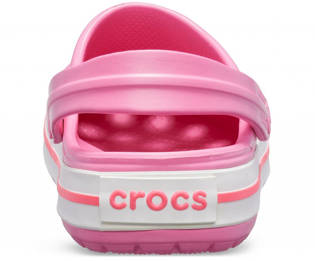 Сандалии Crocs Crocband Pink Lemonade/White