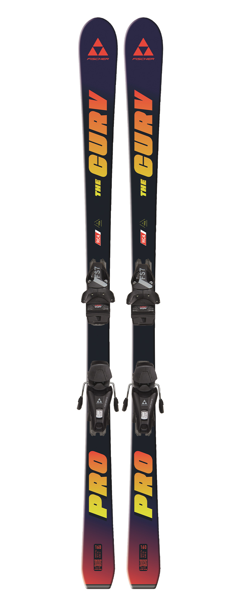 Горные Лыжи С Креплениями Детские Fischer The Curv Pro Jrs + Fs 7 Ca Jrs