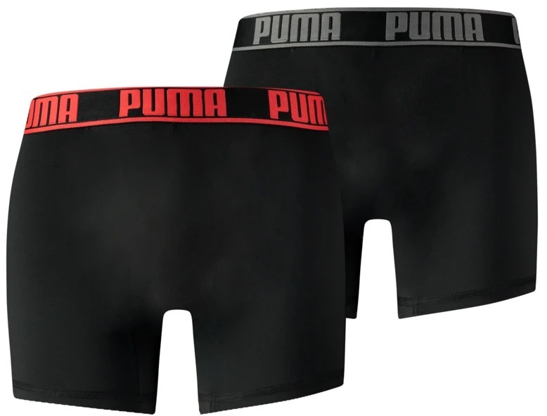 Трусы Puma Active Boxer 2P Packed M Black/Red