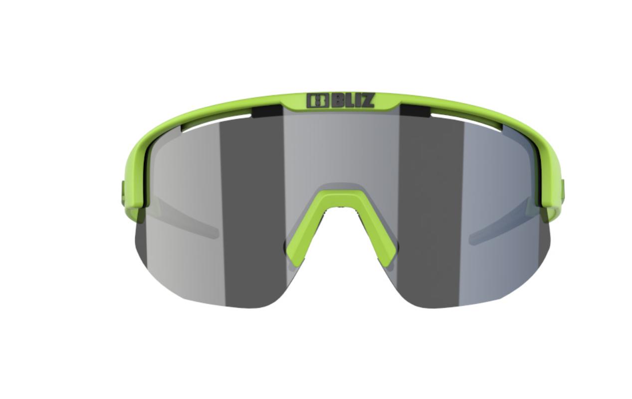 Очки солнцезащитные BLIZ Matrix Lime Green/Smoke Silver Mirror S3